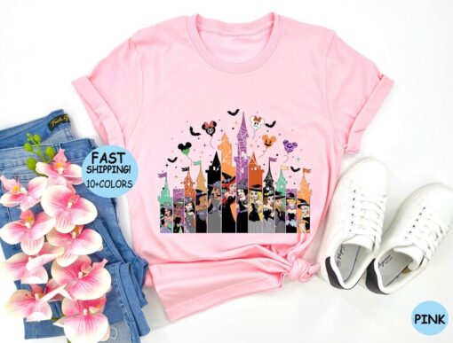 Disney Princess Halloween Castle Sweatshirt, Halloween Princess shirt