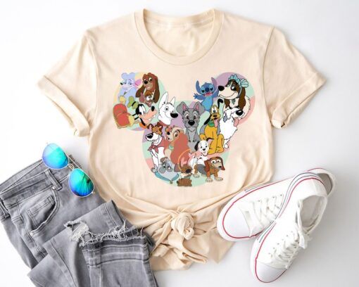 Disney Dogs Shirt, Disney Cats Shirt, Dog Lover Shirt