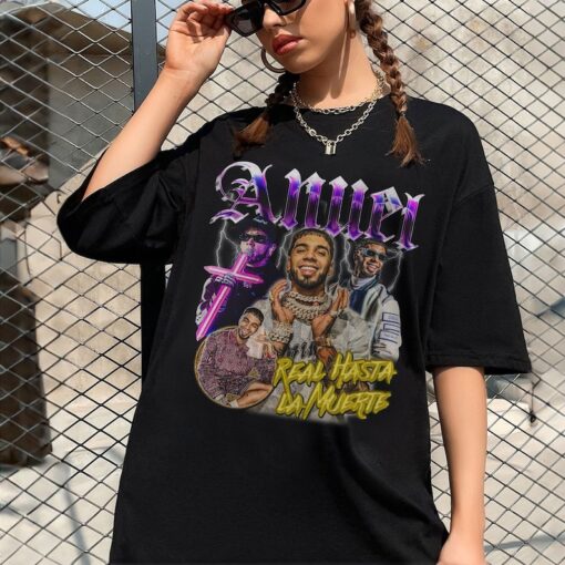 Anuel AA Vintage look Shirt, Retro Oversized Cute Fan Gift