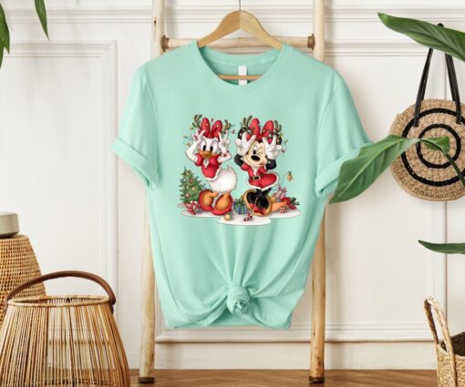 Minnie and Daisy Tee, Disney Christmas Shirt