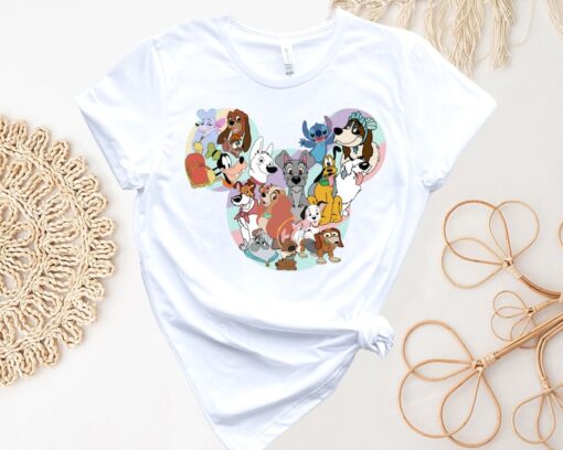 Disney Dogs Shirt, Disney Cats Shirt, Dog Lover Shirt