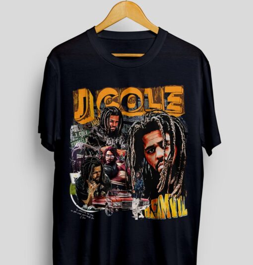 J Cole tee, T-shirt, Rap tee, Streetwear - UNISEX