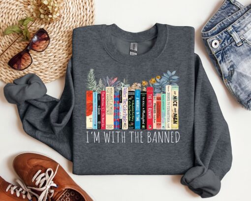 New Banned Shirt, Banned Books Shirt, Banned Books Sweatshirt