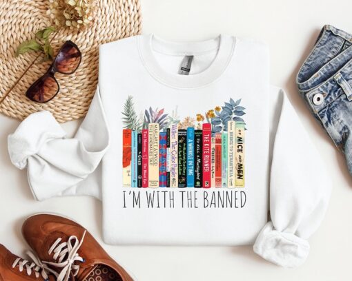 New Banned Shirt, Banned Books Shirt, Banned Books Sweatshirt