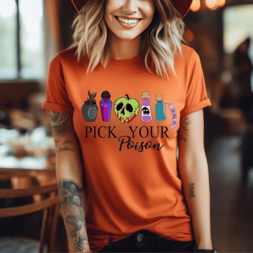 Pick Your Poison Shirt, Disney Villain Shirt, Disney Halloween Shirt