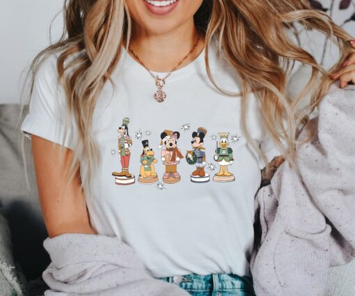 Cute Mickey And Friends Nutcrackers Christmas T-Shirt