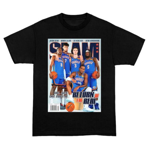 Vintage Style OKC Basketball T-Shirt, Thunder Graphic Tee