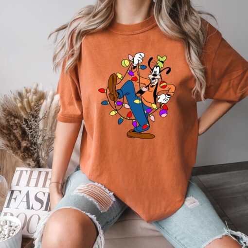 Comfort Colors® Goofy Christmas Shirt, Disneyland Christmas Shirt