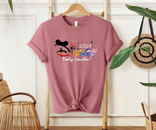 Disney 2024 Family Trip Tee shirt, Mickey Ears Disneyworld