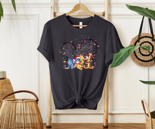 Disney Pooh & Friends Christmas Shirt, Pooh Christmas Shirt