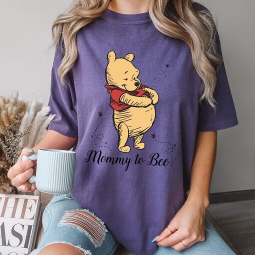 Comfort Colors® Winnie The Pooh Mommy To Bee Shirt, Pooh Bear Tee