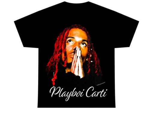 PLAYBOI CARTI T-SHIRT, Rap Tee Concert Merch Whole Lotta Red Die Lit