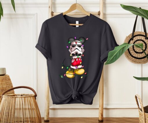 Mickey Mouse Stormtrooper Christmas Shirt, Disney Christmas Shirt