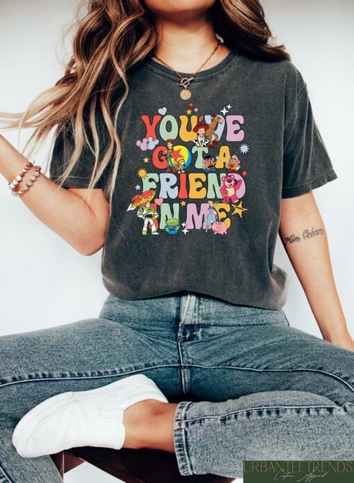 You’ve Got a Friend In Me Shirt, Retro Toy Story Characters Sweatshirt