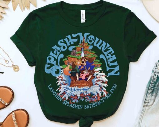 Disney Splash Mountain 1989 Brer Rabbit Bear Fox Retro T-shirt