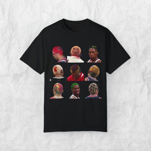 Dennis Rodman Hair Style Collection 90s Vintage Style Streetwear