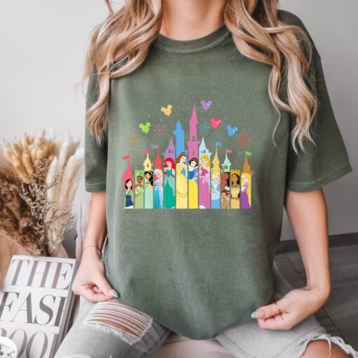 Comfort Colors® Disney Princess Castle Shirt, Princess T-Shirt