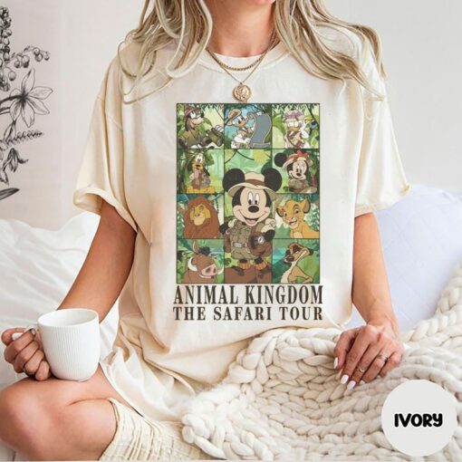 Vintage Animal Kingdom The Safari Tour Comfort Color Shirt