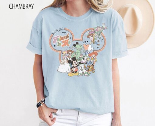 Retro Disney Toy Story Shirt, You're Got A Friends In Me Shirt