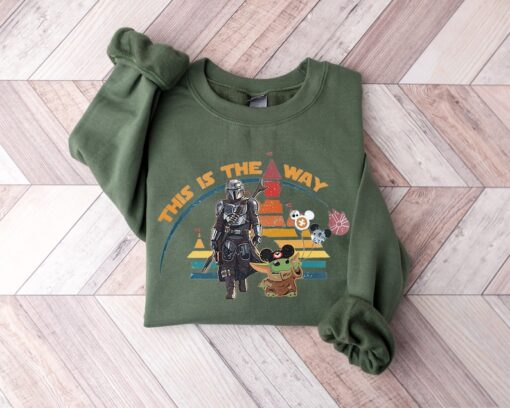 Vintage This Is The Way Shirts, The Mandalorian T-Shirts