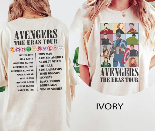 Avengers The Eras Tour Shirt, Marvel Superhero Shirt, Scarlet Witch