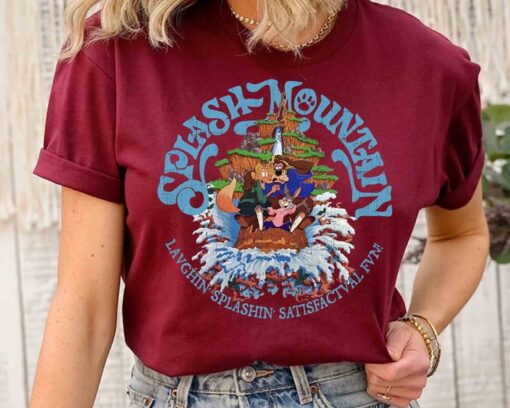 Disney Splash Mountain 1989 Brer Rabbit Bear Fox Retro T-shirt