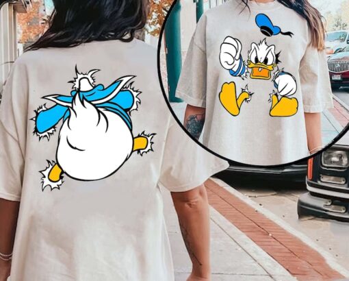 2-Sided Vintage 90S Donald Duck Shirt | Funny Walt Disney World shirt
