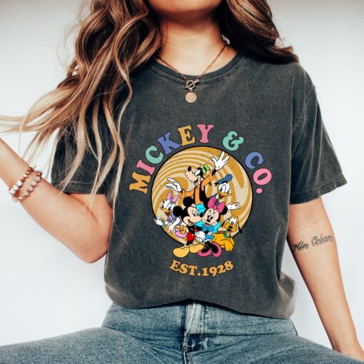 Comfort Colors® Mickey & Co Est 1928 Shirt, Mickey and Friends Shirt