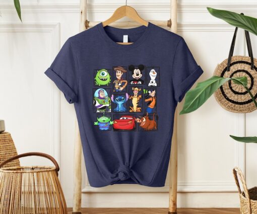 Disney Pixar Collection Character Shirt, Disney Shirt