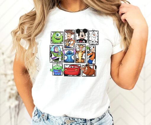 Disney Pixar Collection Character Shirt, Disney Shirt