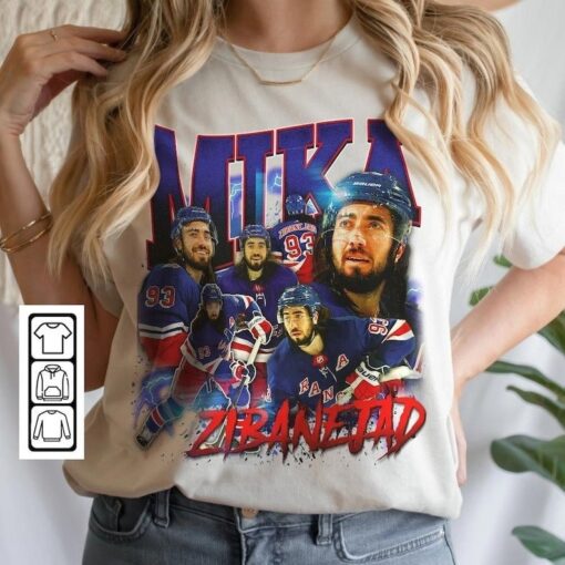 Mika Zibanejad New York Hockey Shirt