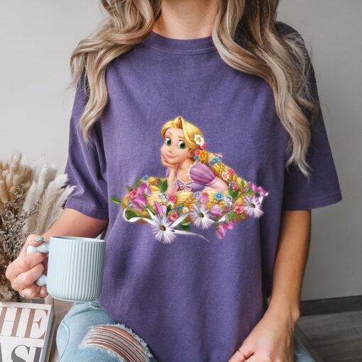 Comfort Colors® Disney Princess Rapunzel Shirt, Disney Kids T Shirt