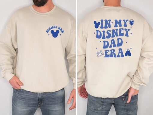 In My Disney Dad Era Sweatshirt, Mickey Mouse Dad Shirt