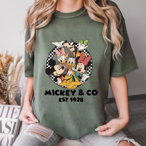 Comfort Colors® Mickey & Co T Shirt, Mickey and Minnie Shirt