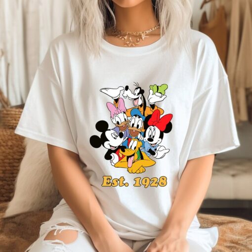 Comfort Colors® Mickey Friends Shirt, Mickey and Co. est. 1928 Shirt