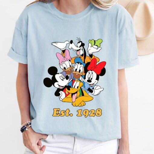 Comfort Colors® Mickey Friends Shirt, Mickey and Co. est. 1928 Shirt