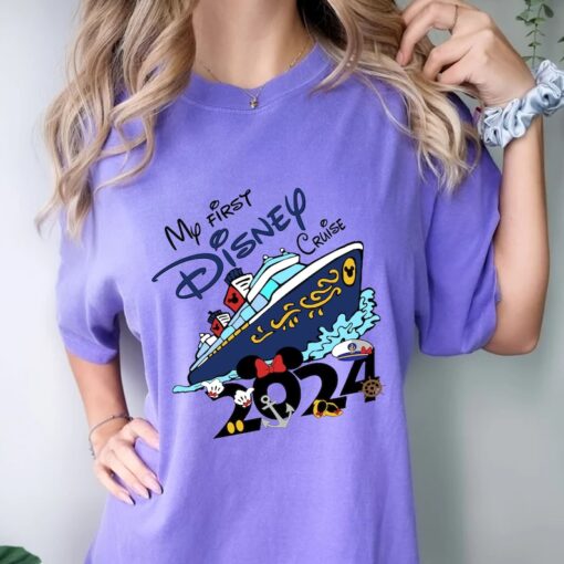 Comfort Colors® My First Disney Cruise 2024 Shirt