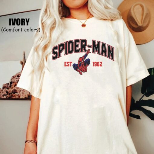 Vintage Spider-Man est 1962 Comfort Color Shirt, The Spiderman Shirt
