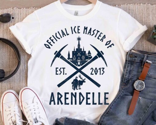Disney Frozen Official Ice Master Of Arendelle Est 2013 T-shirt