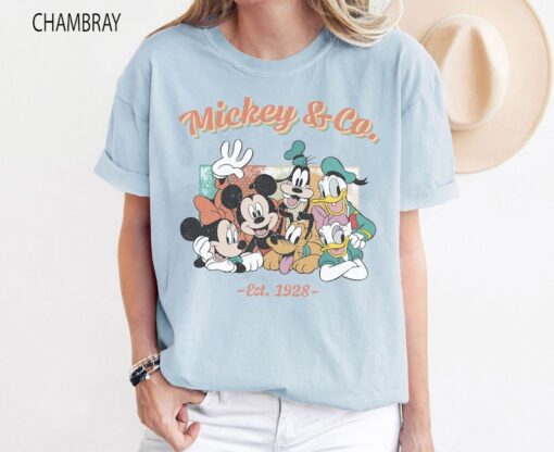 Vintage Mickey and Co 1928 Shirt, Mickey And Friends Shirt