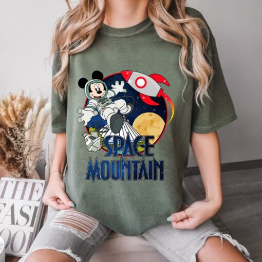 Comfort Colors® Space Mountain Shirt, Mickey T-Shirt, Disney Shirt