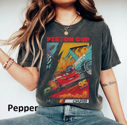 Retro Lightning McQueen Shirt, Piston Cup Shirt