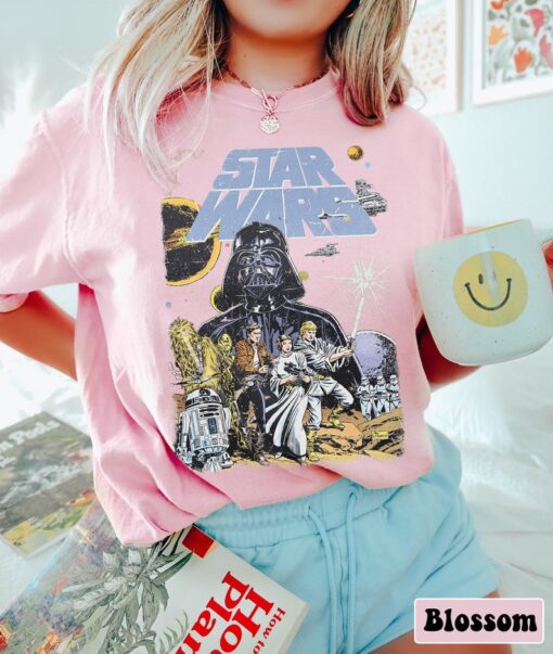 Comfort Color Vintage Disney Star Wars Shirt, Star Wars Shirt