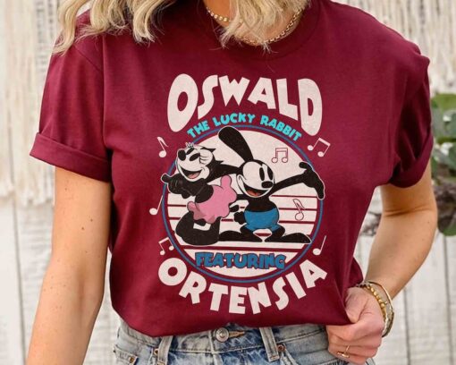 Vintage Oswald The Lucky Rabbit Featuring Ortensia T-shirt