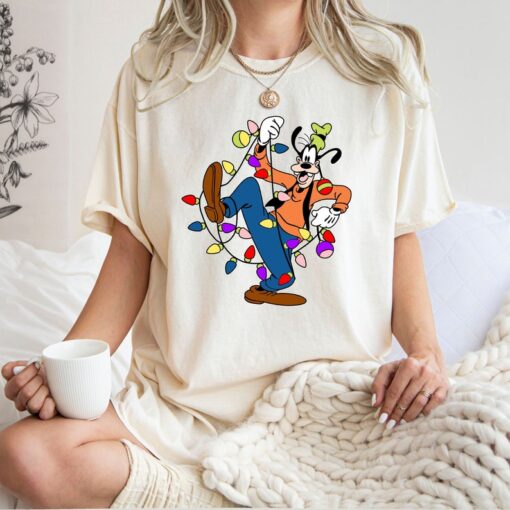 Comfort Colors® Goofy Christmas Shirt, Disneyland Christmas Shirt