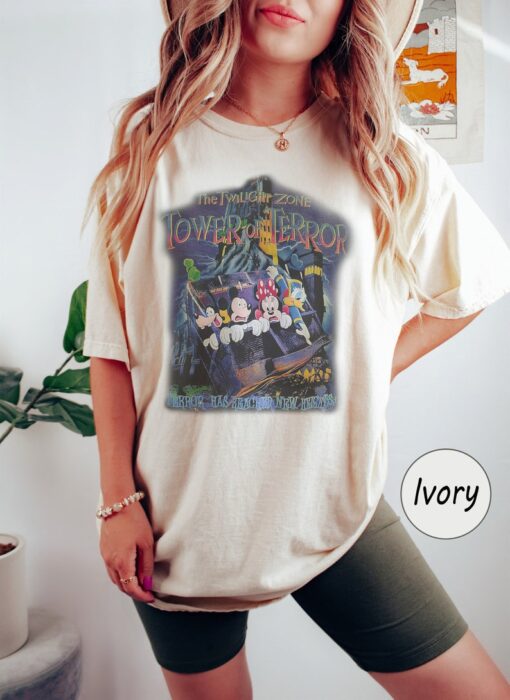 Retro Mickey And Friends Tower Of Terror Shirt, Kids Disney Shirt