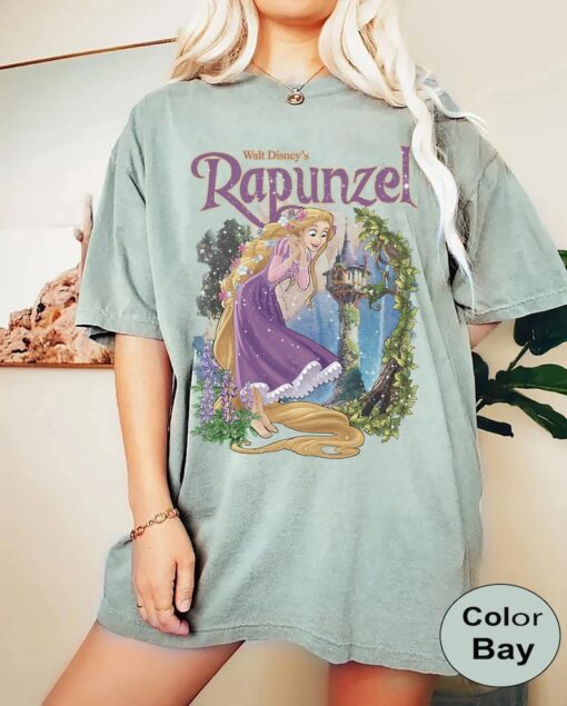 Comfort Color Vintage Rapunzel Shirt, Rapunzel Princess Shirt