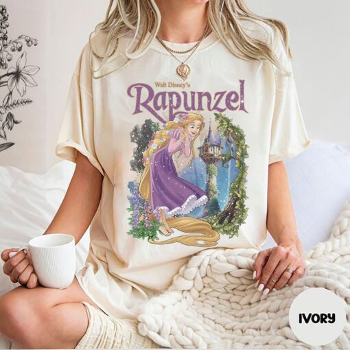 Comfort Color Vintage Rapunzel Shirt, Rapunzel Princess Shirt