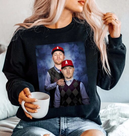 Mike Trout Brandon Drury Los Angeles Angels Vintage Sweatshirt Angels