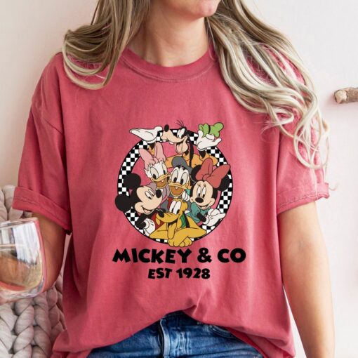 Comfort Colors® Mickey & Co T Shirt, Mickey and Minnie Shirt